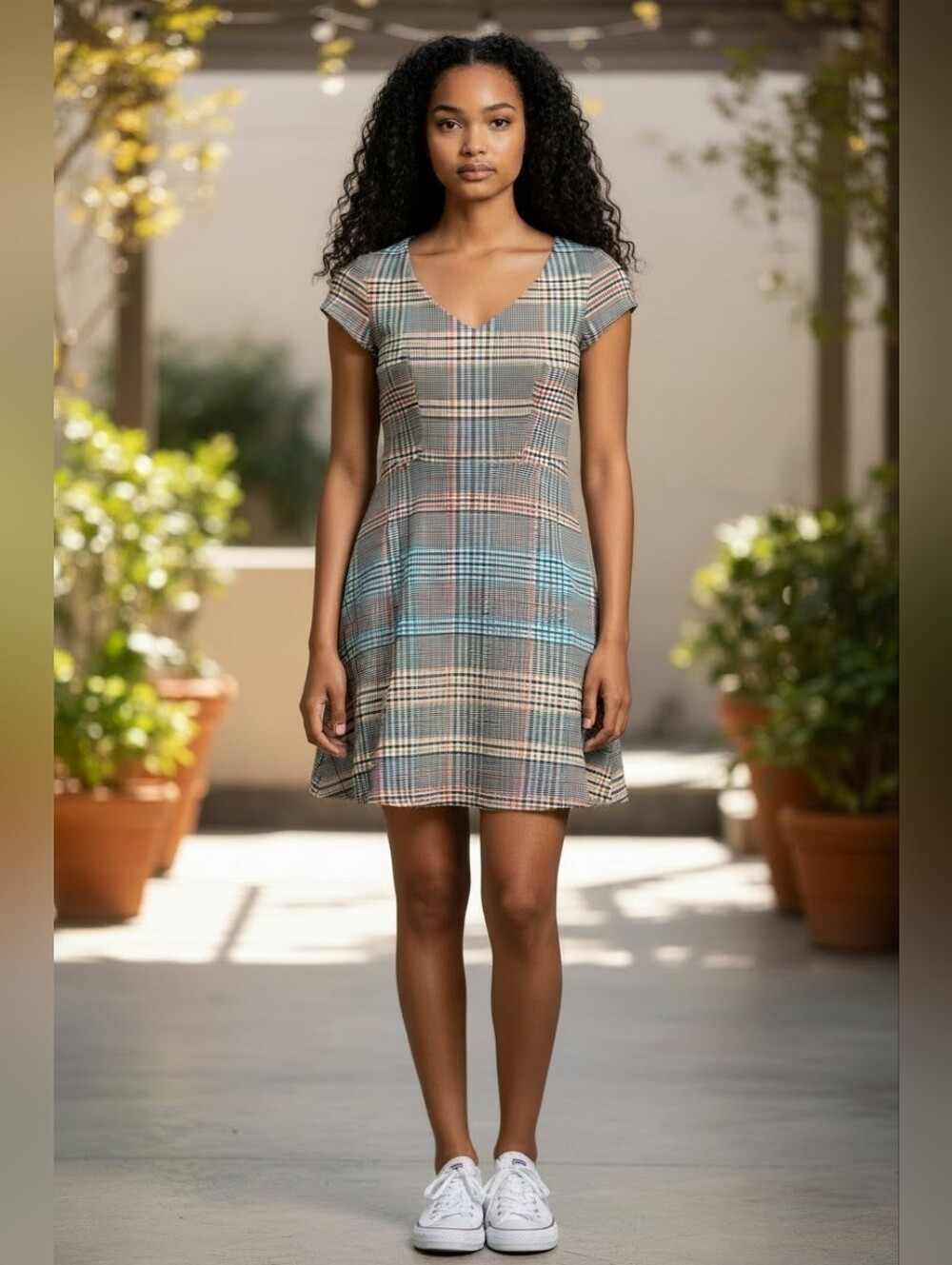 Anthropologie Finley Plaid Dress by Moulinette Soeurs Size 4
